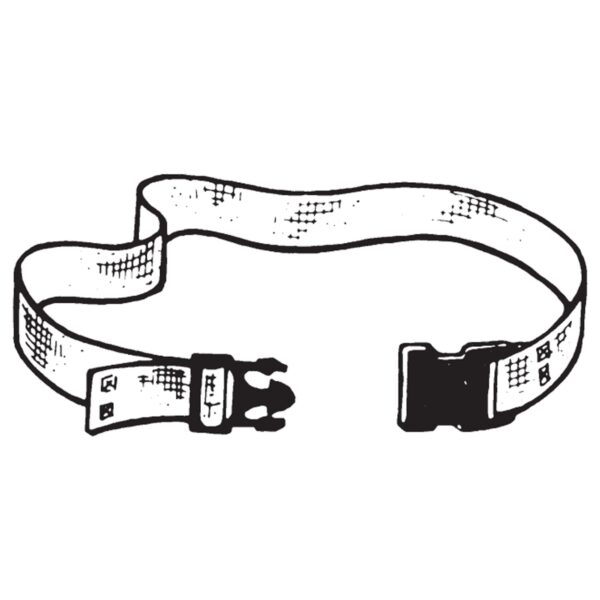 SkiL-Care™ PathoShield Gait Belt with Stars & Stripes Design, 72 Inch Length - Image 3