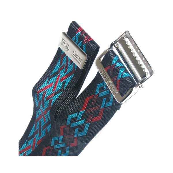 SkiL-Care™ Nylon Gait Belt with Metal Buckle, Geo-Pattern, 60 Inch Length - Image 2