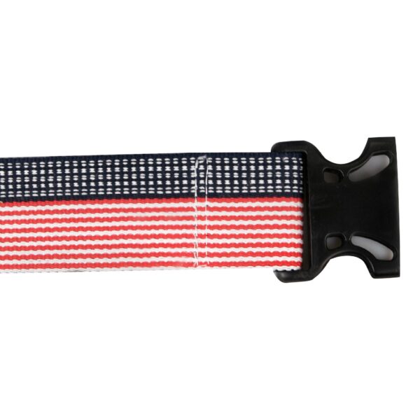 McKesson Stars and Stripes Gait Belt with Delrin Buckle, 60 Inch Length - Image 3