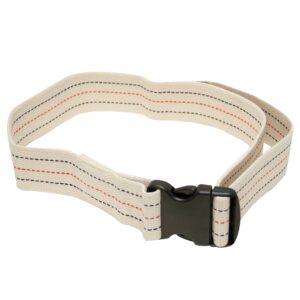 FabLife™ Pinstripe Gait Belt with Quick Release Side-Release Buckle, 60 Inch Length
