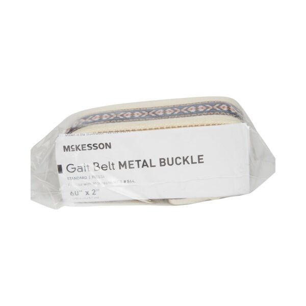 McKesson Fiesta Design Gait Belt, 60 Inch with Metal Buckle - Image 2
