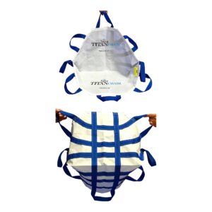 Titan™ Manual Transport Chair Lifter - 36 x 36 Inch for Safe Patient Transfers