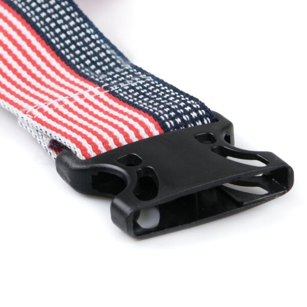 McKesson Stars and Stripes Gait Belt, 60 Inch – Durable Polyester Transfer Belt with Delrin Buckle - Image 2