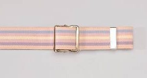 Posey® Pastel Gait Belt with Nickel Buckle - 70-Inch Cotton Transfer Belt