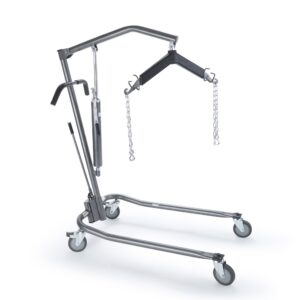 McKesson Hydraulic Patient Lift with 450 lb Capacity – Easy-Operate Manual Transfer Equipment