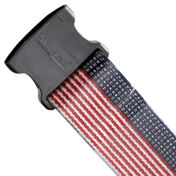 SkiL-Care™ PathoShield Gait Belt with Stars & Stripes Design, 72 Inch Length - Image 2