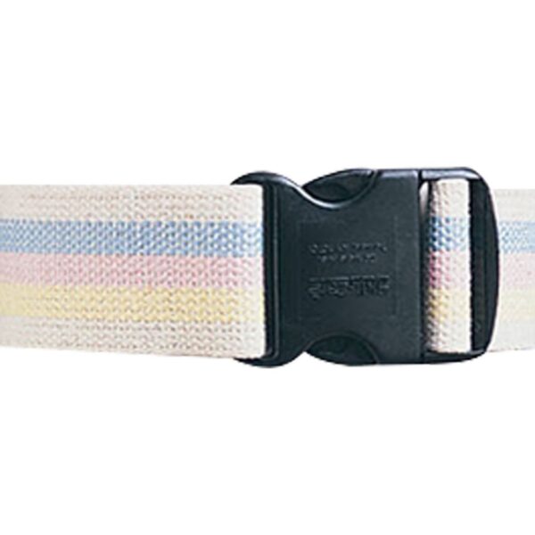 McKesson Pastel Stripe Gait Belt, 60 Inch - Heavy-Duty Transfer Equipment with Delrin Buckle - Image 2
