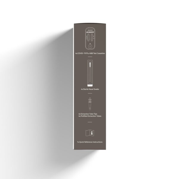 GenaCheck® COVID-19 / Flu A & B Rapid Self-Test Kit - Dual Detection, Includes 4 Tests - Image 5