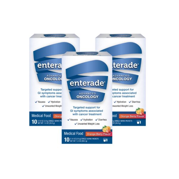 enterade® Advanced Oncology Orange-Berry Medical Food Powder - Single Serve Packets for Cancer Treatment Support - Image 4