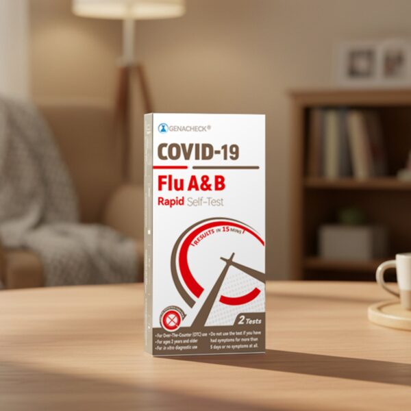 GenaCheck COVID-19 and Flu A & B Rapid Self-Test Kit (Part No. RA9-E02402) - Image 10