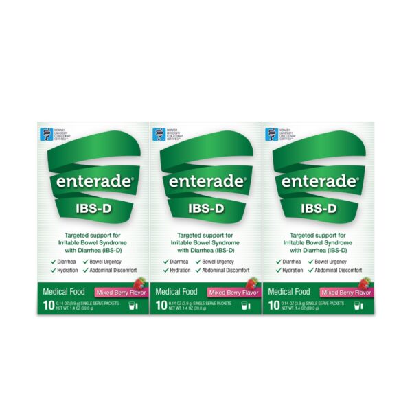 enterade® IBS-D Mixed Berry Dietary Support Medical Food - Single Serve Packets - Image 5