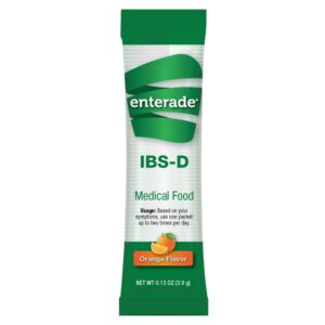 enterade® IBS-D Dietary Support Medical Food - Orange Flavor, 8 Single Serve Packets
