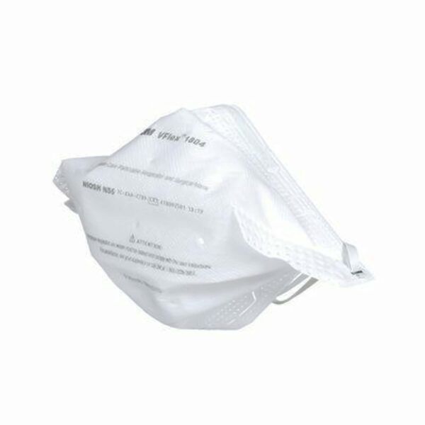 3M™ VFlex™ Medical N95 Respirator Mask, Flat Fold, White (50 per Box, 8 Boxes per Case) - Image 3