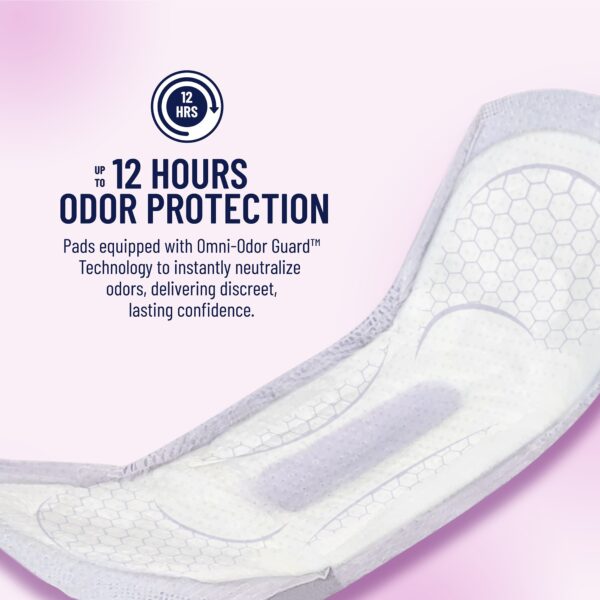 Prevail Daily Pads Moderate Bladder Control Pads - 12.5 Inch Long for Women, Disposable, 144 Count - Image 7