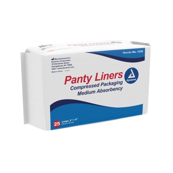Dynarex® Medium Absorbency Bladder Control Pad 6 x 17 Inch - Unisex Adult Incontinence Liners - Image 3