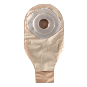 ActiveLife® 207695 One-Piece Opaque Colostomy Pouch with 2½ Inch Stoma Opening, Drainable, 12 Inch Length