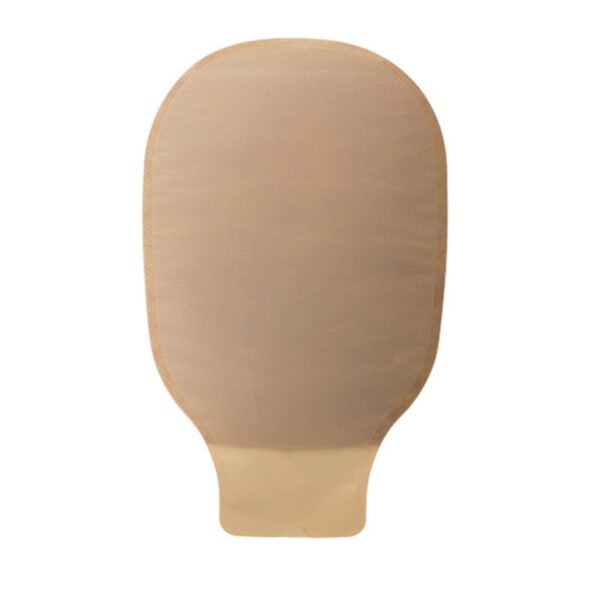 New Image™ 18202 Beige Colostomy Drainable Pouch with Green Match - 9 Inch Mini Two-Piece System - Image 3