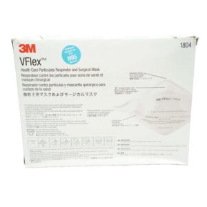 3M™ VFlex™ Medical N95 Respirator Mask Part No. 1804, 50 Pack