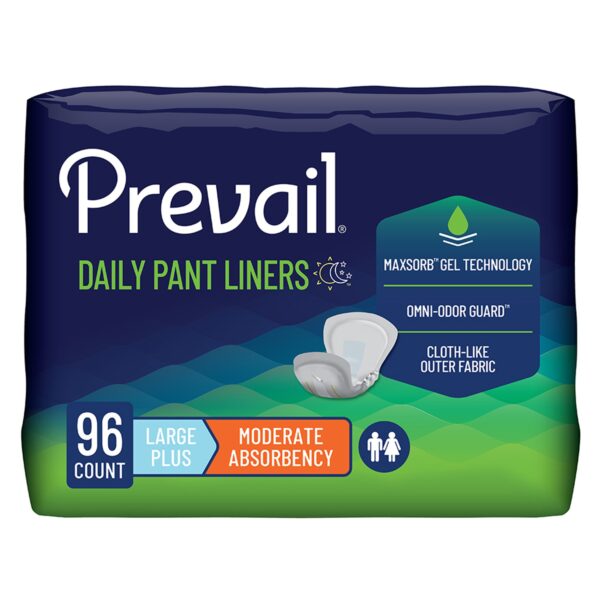 Prevail Daily Pant Liners Large Plus - Moderate Absorbency Incontinence Liner with MaxSorb Gel Technology - Image 3
