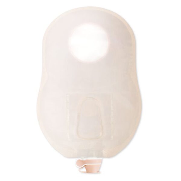 New Image™ Two-Piece Ultra-Clear Urostomy Pouch with 2.75-inch Flange and Drainable Tap - Image 2