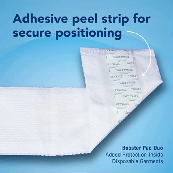 TotalDry™ Total Dry Dual Incontinence Liner - 11 Inch, Moderate Absorbency, Disposable Adult Pads - Image 5
