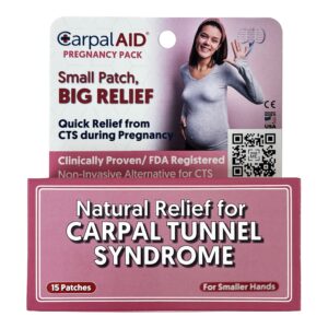 Carpal AID® Patch Pregnancy Hand-Based Carpal Tunnel Support - Small, 15-pack