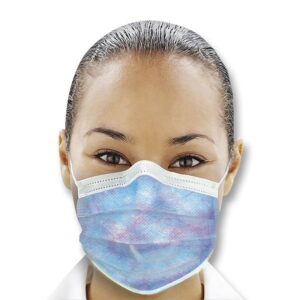 Isofluid Plus ASTM Level 1 Procedure Mask with Earloops, 50 Masks per Box, 40 Boxes per Case