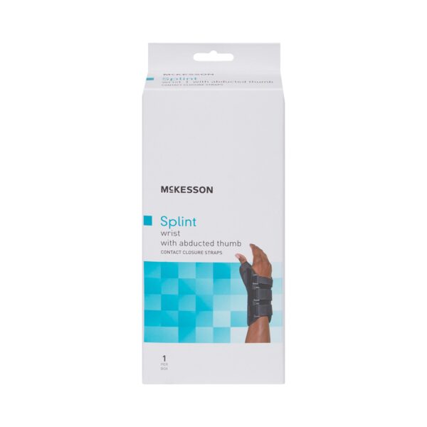 McKesson Wrist Splint with Abducted Thumb, Small - Support for Right Hand - Image 3