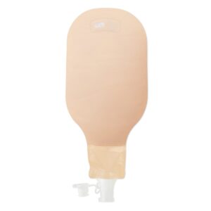 High Output McK 83025 Soft Convex Ostomy Pouch with Flextend Extended Wear - 1 Inch Stoma Opening, 5 Pack