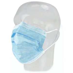 Precept FluidGard 160 Anti-Fog Procedure Mask with Earloops, Blue - 50 Pack