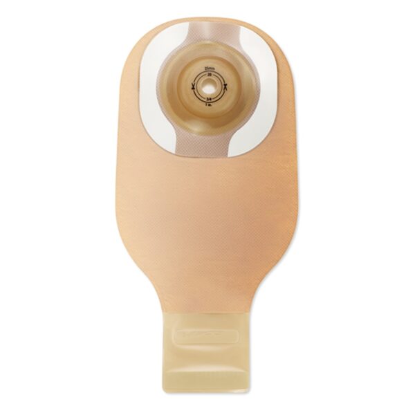 Premier™ 8984 One-Piece Ultra-Clear Ostomy Pouch with CeraPlus Skin Barrier, Cut to Fit up to 1 Inch Stoma, 12 Inches Long - Image 2