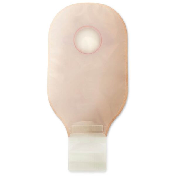 New Image™ 18003 Two-Piece Ultra Clear Ostomy Pouch with 2-1/4 Inch Flange, 12 Inch Drainable - Red System - Image 3