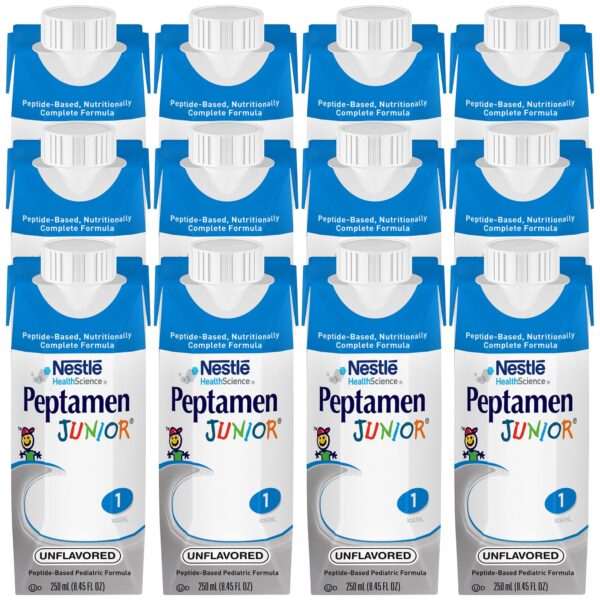 Peptamen Junior Pediatric Tube Feeding Formula by Nestlé – 250ml Ready-to-Use Carton for Children 1-13 Years - Image 5