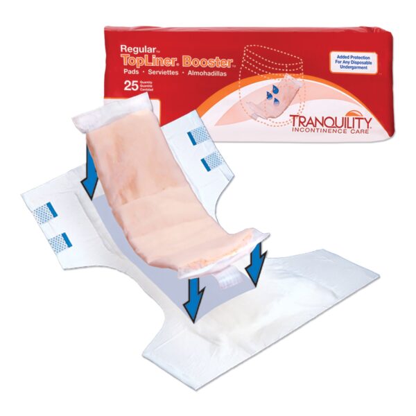 Tranquility TopLiner™ Heavy Absorbency Booster Pad - 4 x 14 inches, 200 Count - Image 3