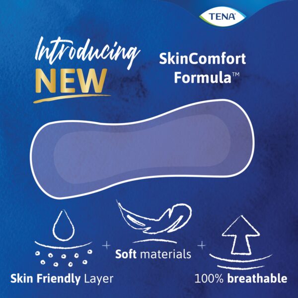 TENA® Sensitive Care Maximum Bladder Control Pad - 13 Inch Heavy Absorbency Discreet Adult Incontinence Pad - Image 10