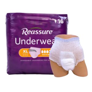 Reassure® Maximum Heavy Absorbency Adult Female Incontinence Underwear, X-Large
