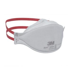 3M™ Aura™ Particulate Respirator and Surgical Mask, N95, Flat Fold, White, Model 1870+ BULK
