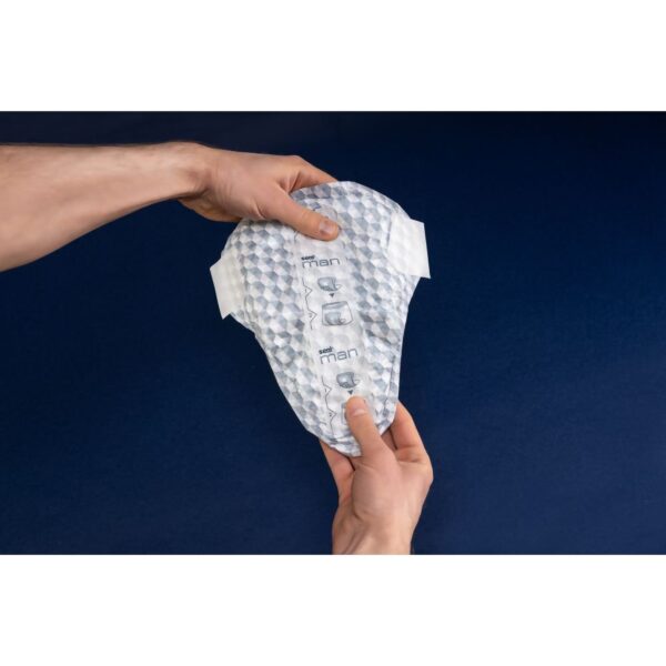 Seni® Man Active Male Bladder Control Guards - Moderate Absorbency, Disposable, 15 Pack - Image 4