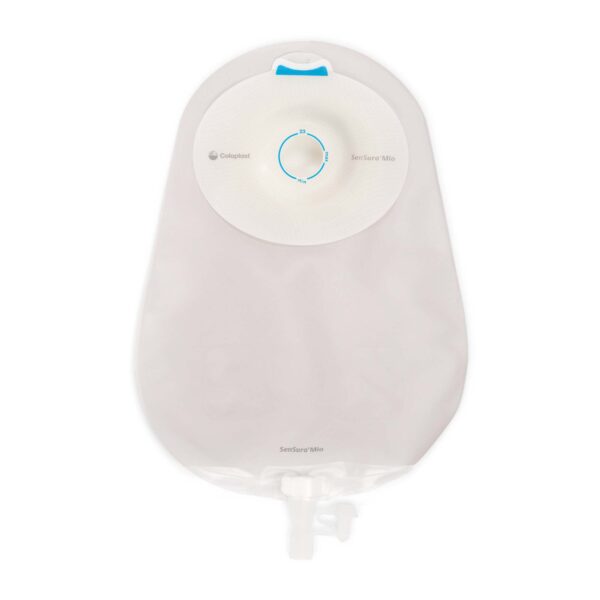 SenSura® Mio Convex Deep 1-Piece Transparent Urostomy Pouch with 13/16 Inch Stoma Opening - Image 3