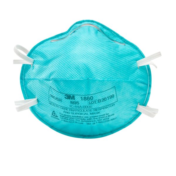 3M™ Particulate Respirator / Surgical Mask N95 Medical Mask, Model 1860 - Image 2