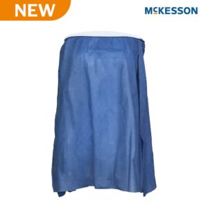 McKesson Strapless Exam Gown, One Size Fits Most, Blue