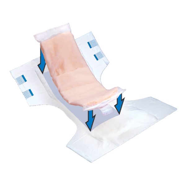 Tranquility TopLiner™ Heavy Absorbency Booster Pad - 4 x 14 inches, 200 Count - Image 2