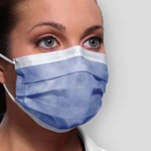 Isofluid™ Procedure Mask with Bacterial and Particle Filtration - Blue, NonSterile, 50 Pack