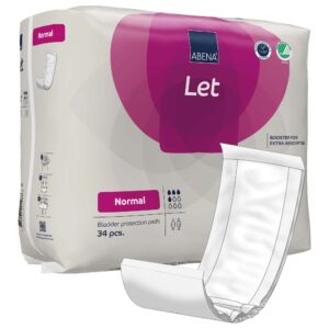 Abena® Abri-Let Normal Incontinence Liners – Light Absorbency, Disposable, Unisex, 4.3 x 15.3 Inch, 306 Count