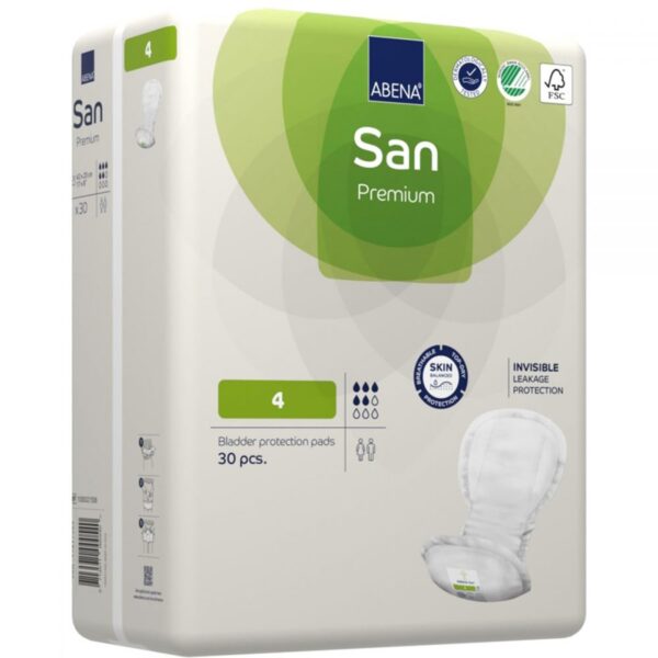 Abena® San Premium Size 4 Bladder Control Pads – Moderate Absorbency, Discreet and Comfortable for Adults - Image 3