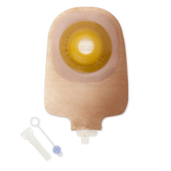 Premier™ One-Piece Transparent Urostomy Pouch with Flextend Extended Wear Barrier - 9 Inch Length, Pre-Cut for 29mm Stomas - Image 2