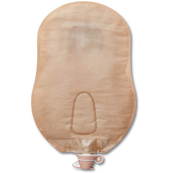 Premier™ 84892 One-Piece Ultra Clear Urostomy Pouch with Convex FlexTend Barrier, Pre-Cut for 19mm Stomas - Image 2