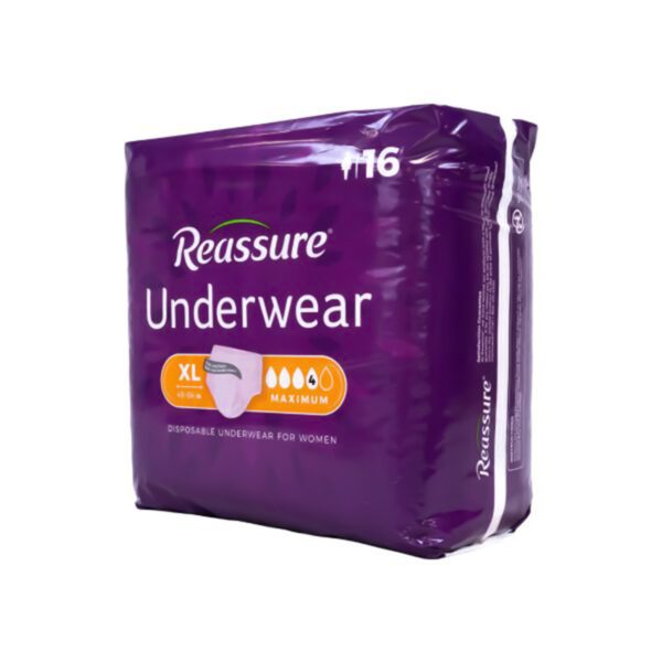 Reassure® Maximum Heavy Absorbency X-Large Female Disposable Pull-On Underwear, Cloth-Like Backing - Image 4