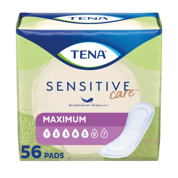 TENA® Sensitive Care Maximum Bladder Control Pad - 13 Inch Heavy Absorbency Adult Incontinence Pad - Image 4