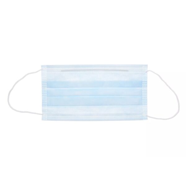 Cardinal Health AT71021M Procedure Masks with Earloops, ASTM Level 1, Blue, 50 Masks per Box - Image 2